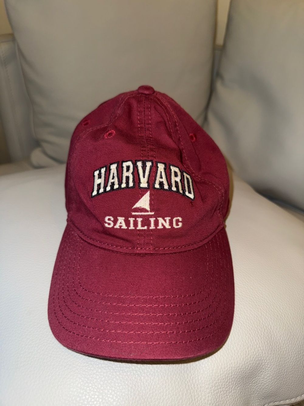 Worn Once Harvard University Sailing Baseball Hat